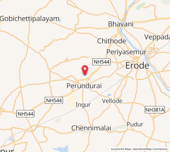 Map of Karumandi Chellipalaiyam, Tamil Nadu