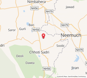 Map of Karunda, Rajasthan