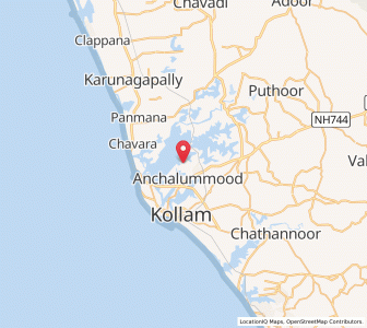 Map of Karuva, Kerala