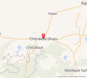Map of Karwi, Uttar Pradesh