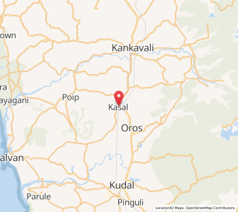 Map of Kasal, Maharashtra