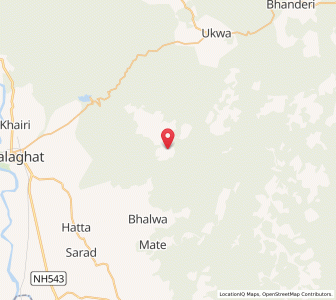 Map of Kasangi, Madhya Pradesh