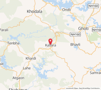 Map of Kasara, Maharashtra