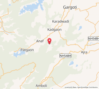 Map of Kasba Mhasrang, Maharashtra