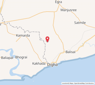 Map of Kasba Mirgoda, West Bengal