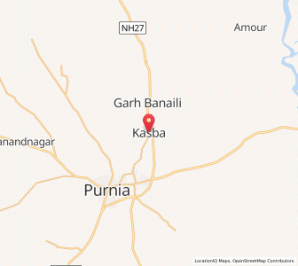 Map of Kasba, Bihar