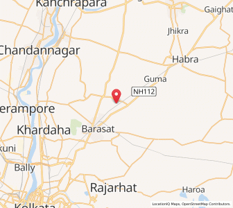 Map of Kasimpur, West Bengal