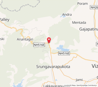 Map of Kasipatnam, Andhra Pradesh