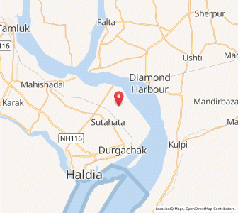 Map of Kasipur, West Bengal