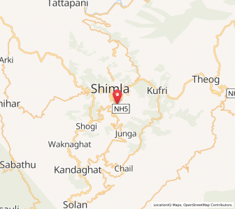 Map of Kasumpti, Himachal Pradesh