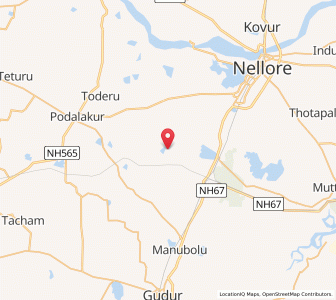 Map of Kasumuru, Andhra Pradesh