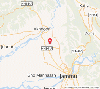 Map of Kata Khu, Kashmir
