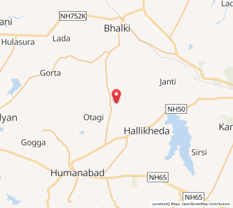 Map of Katak Chincholi, Karnataka