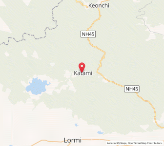 Map of Katami, Chhattisgarh