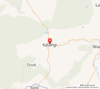 Map of Katangi, Madhya Pradesh