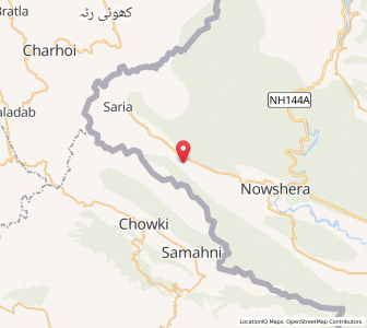 Map of Kater, Kashmir