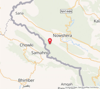 Map of Katera Khori, Kashmir