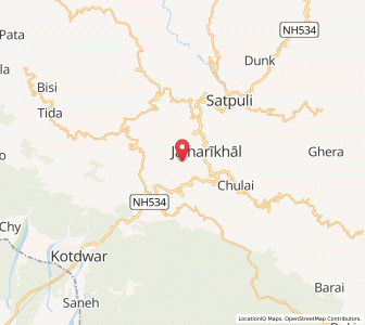 Map of Kathela, Uttarakhand