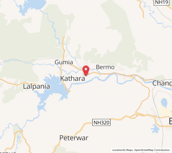 Map of Kathhara, Jharkhand