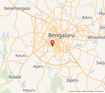 Map of Kathriguppe, Karnataka