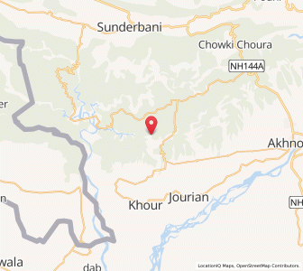 Map of Katial Simbal, Kashmir