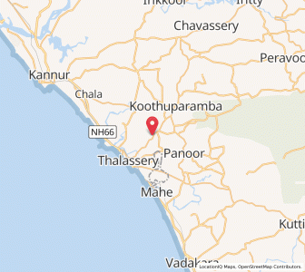 Map of Katirur, Kerala