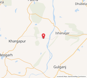 Map of Katiyarpurwa, Madhya Pradesh