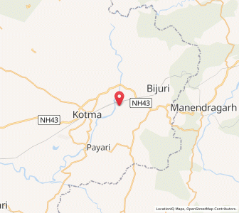 Map of Katkona, Madhya Pradesh