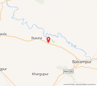 Map of Katra, Uttar Pradesh
