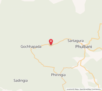Map of Katrangia, Odisha