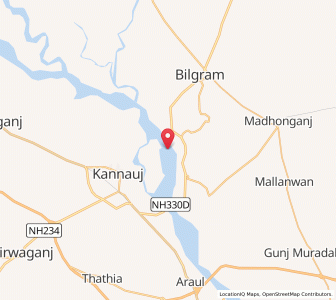Map of Katri Bichhoia, Uttar Pradesh