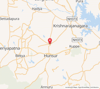 Map of Katte Malalawadi, Karnataka