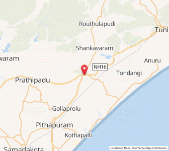 Map of Kattipudi, Andhra Pradesh