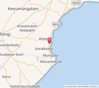 Map of Kattumavadi, Tamil Nadu