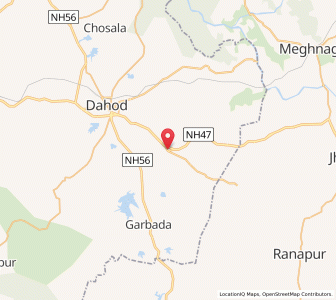 Map of Katwara, Gujarat