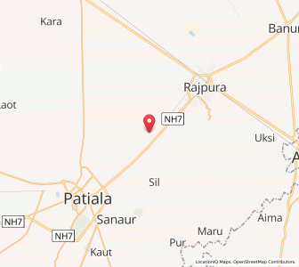 Map of Kauli, Punjab
