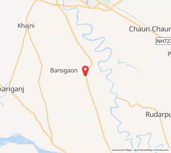 Map of Kauriram, Uttar Pradesh