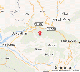 Map of Kausyan, Uttarakhand