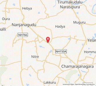 Map of Kavalandi, Karnataka