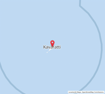Map of Kavaratti, Lakshadweep