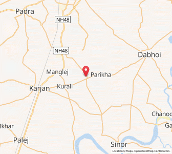 Map of Kayavarohan, Gujarat