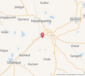 Map of Kazipet, Andhra Pradesh