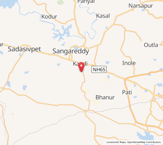 Map of Kazipur, Andhra Pradesh
