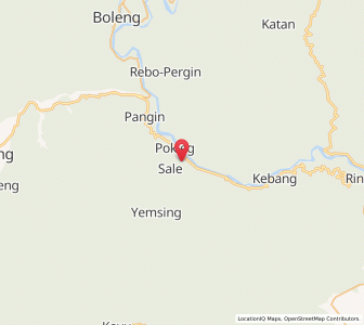 Map of Kebang, Arunachal Pradesh