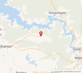 Map of Kedarpur, Madhya Pradesh