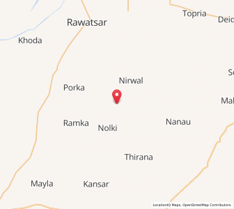 Map of Kekralia, Rajasthan