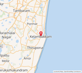 Map of Kelambakkam, Tamil Nadu