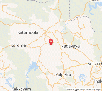 Map of Kellur, Kerala