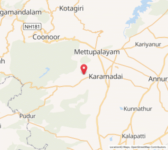 Map of kembanur, Tamil Nadu