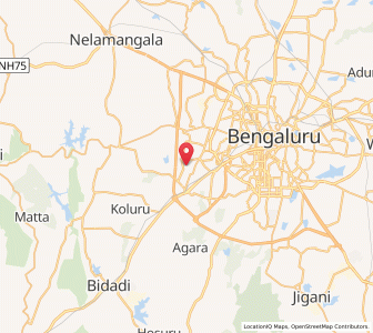 Map of Kenchanapura, Karnataka